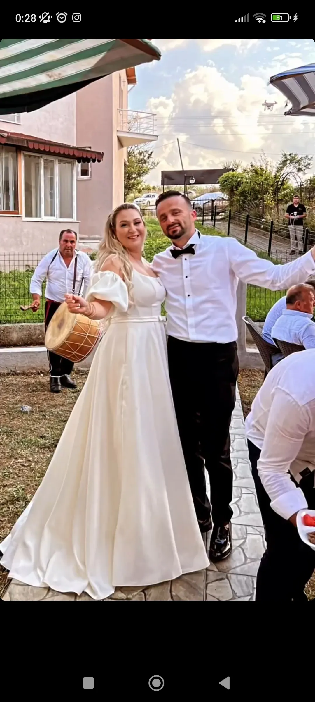 Saten gelinlik Saten gelinlik