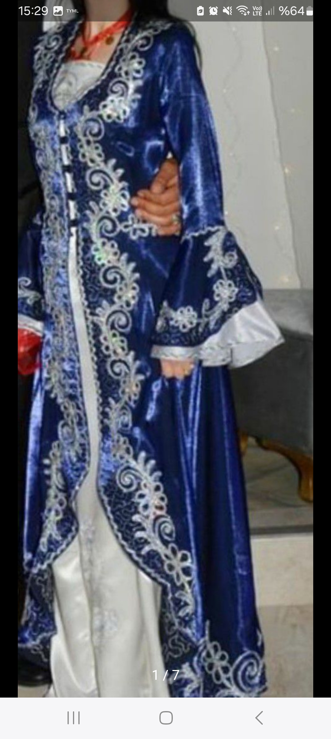 Lacivert Kına Elbisesi Lacivert Kına Elbisesi