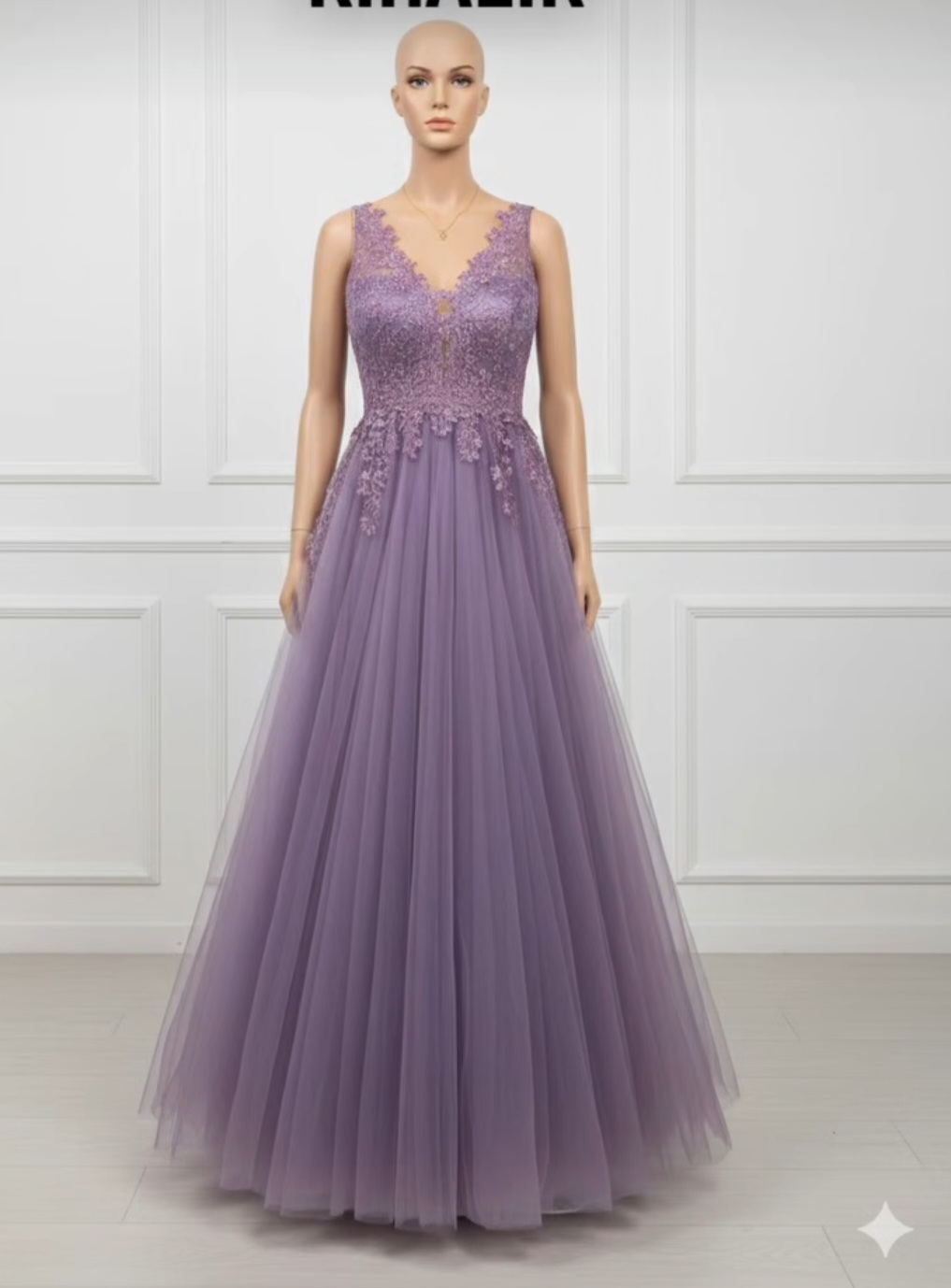 Lila Dantel İşlemeli nişanlık Lila Dantel İşlemeli nişanlık